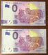 13 ZOO DE LA BARBEN TIGRES 2 BILLETS 0 EURO SOUVENIR 2020 BANKNOTE BANK NOTE PAPER 0 EURO SCHEIN - Essais Privés / Non-officiels