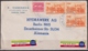 1960-H-75 CUBA 1960 10c MOTO MOTORCICLE SPECIAL DELIVERY COVER TO GERMANY. - Briefe U. Dokumente