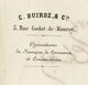 LAC Buiroz & Cie N°22 O. étoile 3 Cad Paris Pl. De La Madeleine 1865 - 1849-1876: Classic Period