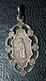 Pendentif Médaille Religieuse De Communion Fin XIXe Argent 800 "Souvenir De Sainte Anne" Silver Religious Medal - Godsdienst & Esoterisme