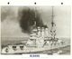 (25 X 19 Cm) (5-9-2020) - L - Photo And Info Sheet On Warship - German Navy - Elsass - Bateaux