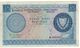 CYPRUS   5 Pounds      P44c     1.5.1975  ( Embroidery ) - Cyprus