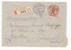 1942 - OCCUPATION ITALIENNE En FRANCE - RARE ENVELOPPE De CORGEMONT SUISSE Pour MENTONE MENTON Occupé - CENSURE - 2. Weltkrieg 1939-1945