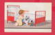 250413 / Illustrator John Wills Art - Praying Boy  Doll Dog Chiens Hunde Cani Honden Perros Before Bed Postcard - Wills, John