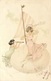 ILLUSTRATEUR Raphael KIRCHNER  Paques  Femme   ART NOUVEAU - Kirchner, Raphael