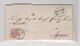 CROATIA  ¸AUSTRIA DUBICA 1868 Registered Cover, Back Stamp Missing - Croatia