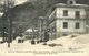 9096 " SALUTI DA USSEGLIO-AUTO POSTALE IN PARTENZA PER LA BASSA VALLE "ANIMATA-CARTOLINA POSTALE ORIGINALE SPEDITA1927 - Souvenir De...