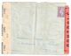 Dest BOURGES Cher Lettre Anglaise 3d CENSURES Anglaise Et Francaise Origine Parkstone - War Stamps