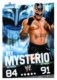 Wrestling, Catch : REY MYSTERIO (SMACK DOWN, 2008), Topps, Slam, Attax, Evolution, Trading Card Game, 2 Scans, TBE - Tarjetas