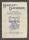 Motociclismo - Manuale Manutenzione Harley Davidson - Ed. 1927 RARO - Other & Unclassified