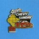 1 PIN'S //  ** MAGAZINE AUTOMOBILES / SUPER CHEVY SUNDAY ** - Corvette