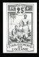 Représentation TIMBRE Cp Ancien Tahiti DEUX SCANNS - Stamps (pictures)