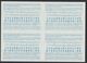 Ruanda-Urundi - Coupon-réponse International (CRI) : Modèle De Londres (Décembre 1960) : Bloc De 4 Non Découpés, Neuf RR - Stamped Stationery