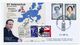 GRANDE BRETAGNE - 3 Env. FDC - 90° Birtaday + Vignette "Referendum Day" BREXIT You Decide - 2016 - 1991-2000 Decimal Issues