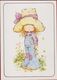 Sticker Autocollant 1980 Panini Nr. 2 - Sarah Kay Illustrator Illustrateur Vivien Kubos Enfant Girl Fille Hat Chapeau - English Edition