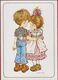 Sticker Autocollant 1980 Panini Nr 1 - Sarah Kay Illustrator Illustrateur Vivien Kubos Enfants Romance Couple Amour Love - English Edition