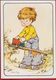 Sticker Autocollant 1980 Panini Nr 91 - Sarah Kay Vivien Kubos Illustrator Illustrateur Enfant Garcon Boy Toy Jouet Car - English Edition