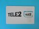 TELE2 ( Croatia GSM SIM Card With Chip ) * USED CARD ( Chip Fixed With Tape ) * Croatie Kroatien Croazia - Telecom Operators