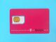 T Mobile  ( Croatia GSM SIM Card With Chip ) * USED CARD ( Chip Fixed With Tape ) * Croatie Kroatien Croazia - Telecom Operators