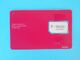 T Mobile  ( Croatia GSM SIM Card With Chip ) * USED CARD ( Chip Fixed With Tape ) * Croatie Kroatien Croazia - Telecom Operators