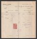 Egypt - 1926 - Very Rare - Banque D'ANVERS - Old Statement - Nice Revenue - Brieven En Documenten