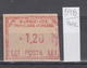94K598 /  Machine Stamps (ATM) - 1.20 Lei - Republica Populara Romana , Romania Rumanien Roumanie Roemenie - Frankeermachines (EMA)