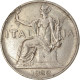 Monnaie, Italie, Vittorio Emanuele III, Lira, 1922, Rome, TB+, Nickel, KM:62 - 1 Lire