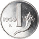 Monnaie, Italie, Lira, 1969, Rome, TTB, Aluminium, KM:91 - 1 Lira