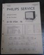 VIEILLE DOCUMENTATION TECHNIQUE PHILIPS SERVICE - TELEVISEUR  FERNSEHER PHILIPS 21 TX 170A 16 - Other Plans