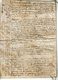 1752 - Parchemin Manuscrit SUR PEAU- 2 Cachets Généralité D'Alençon - Taxe "13 Sols+14 Deniers Et 16 Sols+8 Deniers" - Manuscripts