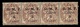 (Bande De 4) Timbre Type Blanc O.M.F. Cilicie 5 PARAS - Unused Stamps
