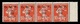 (Bande De 4) Timbre Type Semeuse Surchargé O.M.F. Cilicie (vingt) PARAS - Unused Stamps