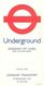 LONDRES (LONDRES) - UNDERGROUND (MÉTRO) - DIAGRAM OF LINES AND STATION INDEX. - Europa