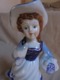 Delcampe - Vintage - Statuette "Jeune Fille Revenant Du Verger" - Personnages