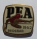 Athletics PEA Championship Of Europe BEOGRAD 1962 PINS BADGES P4/4 - Leichtathletik