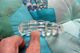 Bracelet élastiqué En Pierres Perles Plates De Cristal De Roche Transparent - Taille Unique - Bracelets
