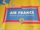 Delcampe - Aviation /Prospectus Commercial/ AIR FRANCE/ Le Plus Grand Réseau Du Monde/Daly-VERNON 1956   AV28 - Advertisements