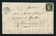 Rare Lettre De Corcieux Pour Docelles ( Vosges 1850 ) Avec Un N° 3a - 1849-1850 Ceres