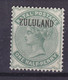 Zululand 1888 Mi. 1l    ½ Penny (Natal) Victoria Overprinted ZULULAND ERROR Variety 'Missing Point', MH* (Cote : 40 €) - Zululand (1888-1902)