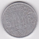 ILE DE LA REUNION. 5 FRANCS 1955 . ALUMINIUM - Réunion