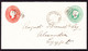 1892 Privates Ganzsachen Couvert 2 Und 1/2 Pence. Aus New Norfolk, Tasmanien Nach Alexandria In Ägypten. - Lettres & Documents