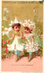 2 Chromos Vers 1890 Guérin Boutron " Fleurs , Fleur Le Lys Et La Fleur D'oranger"-"la Violette Et Le Bouton D'or" - Guerin Boutron