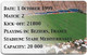 Namibia - Telecom Namibia - Rugby World Cup '99, Namibia VS Fiji - 10$, 1999, Used - Namibia