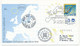 ISRAEL - Enveloppe FDC "1992 European Unification / Philately Day" + Cachets Conseil De L'Europe Strasbourg - FDC