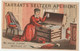 1800's Victorian American Trade Card Tarrant's Seltzer Aperient Medicine  Chromo Américaine - Other & Unclassified