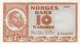 NORWAY P. 31b5 10 K 1957 UNC - Noorwegen