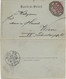 AUTRICHE - LOT DE 4 ENTIERS POSTAUX -ANNEE 1897-98-99-1800 -TB OBLITERATION GRAZ- - Sonstige & Ohne Zuordnung
