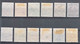 Hungary Debrecen Debreczin 1919, Harvesters Mi#14,15,16,17,19 (a And B),20,21,22,23,24,25 (moved Overprint) Mint Hinged - Debreczen