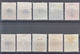 Romania Overprint On Hungary Stamps Occupation Transylvania 1919 Mi#26,27,28,29,30,32,33,34,35,36 II Mint Hinged - Siebenbürgen (Transsylvanien)