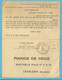 Kaart Met Roodfrankeering "PIANOS DE HEUG / CHARLEROI" / E314 , Stempel CUESMES + ROL-stempel - ...-1959